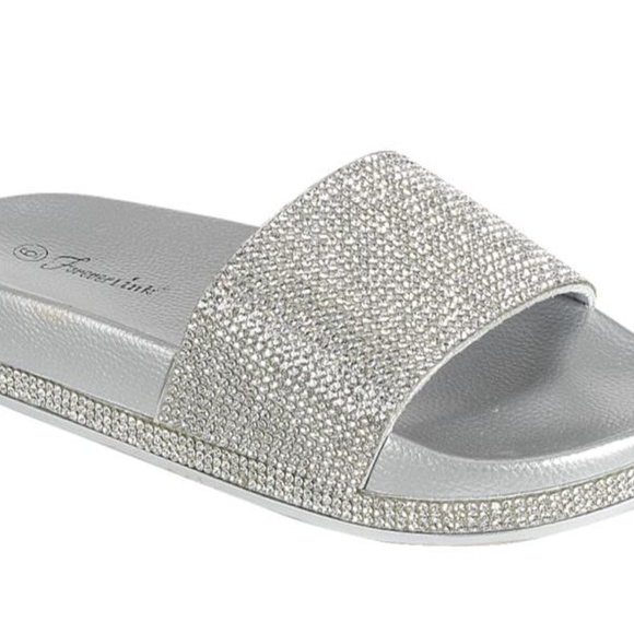 glitter flip flop sandals